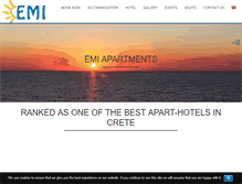 Tablet Screenshot of emi-apartments.gr